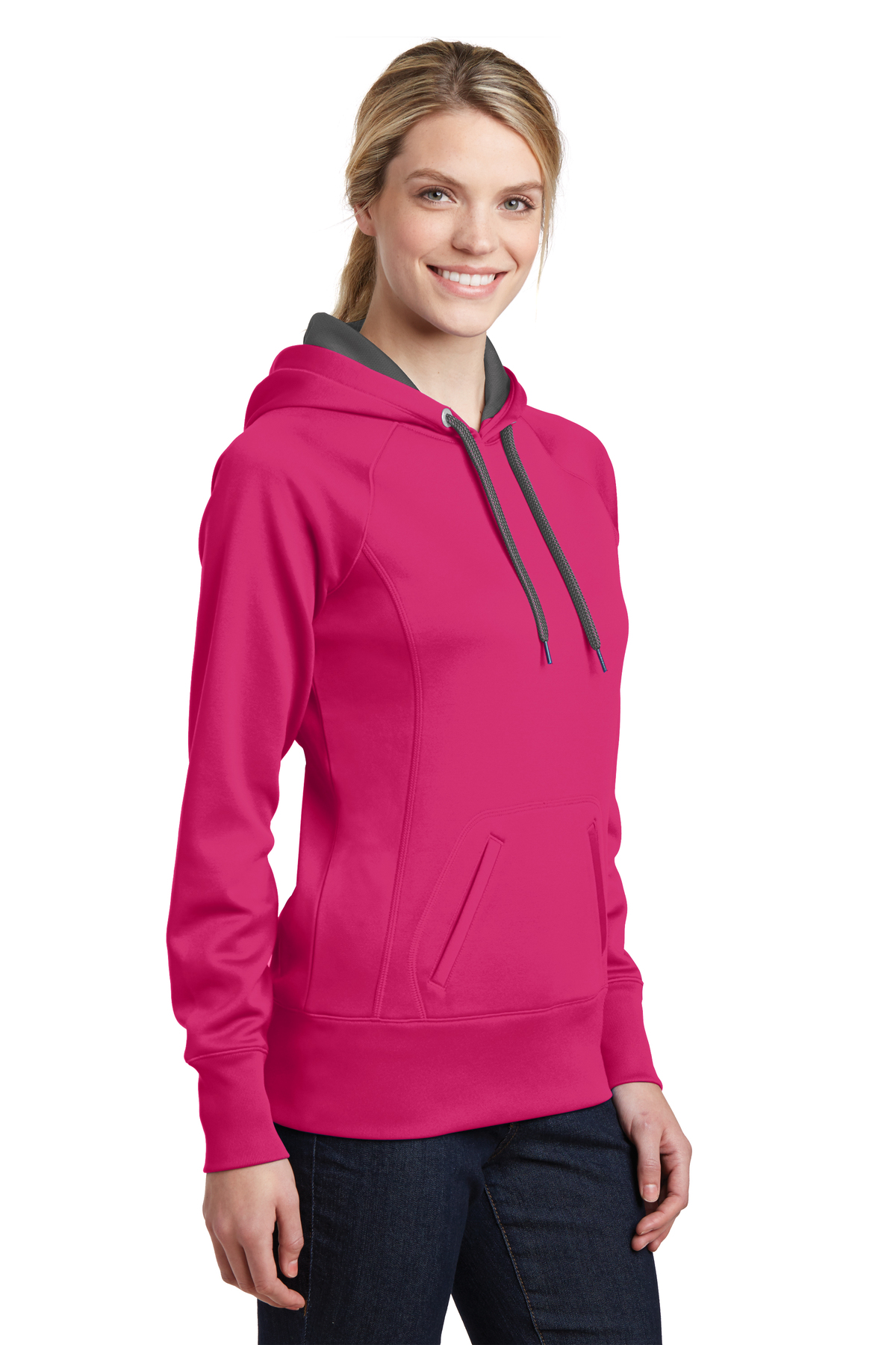 Sport-Tek Ladies Tech Fleece Hooded Sweatshirt | Product | SanMar