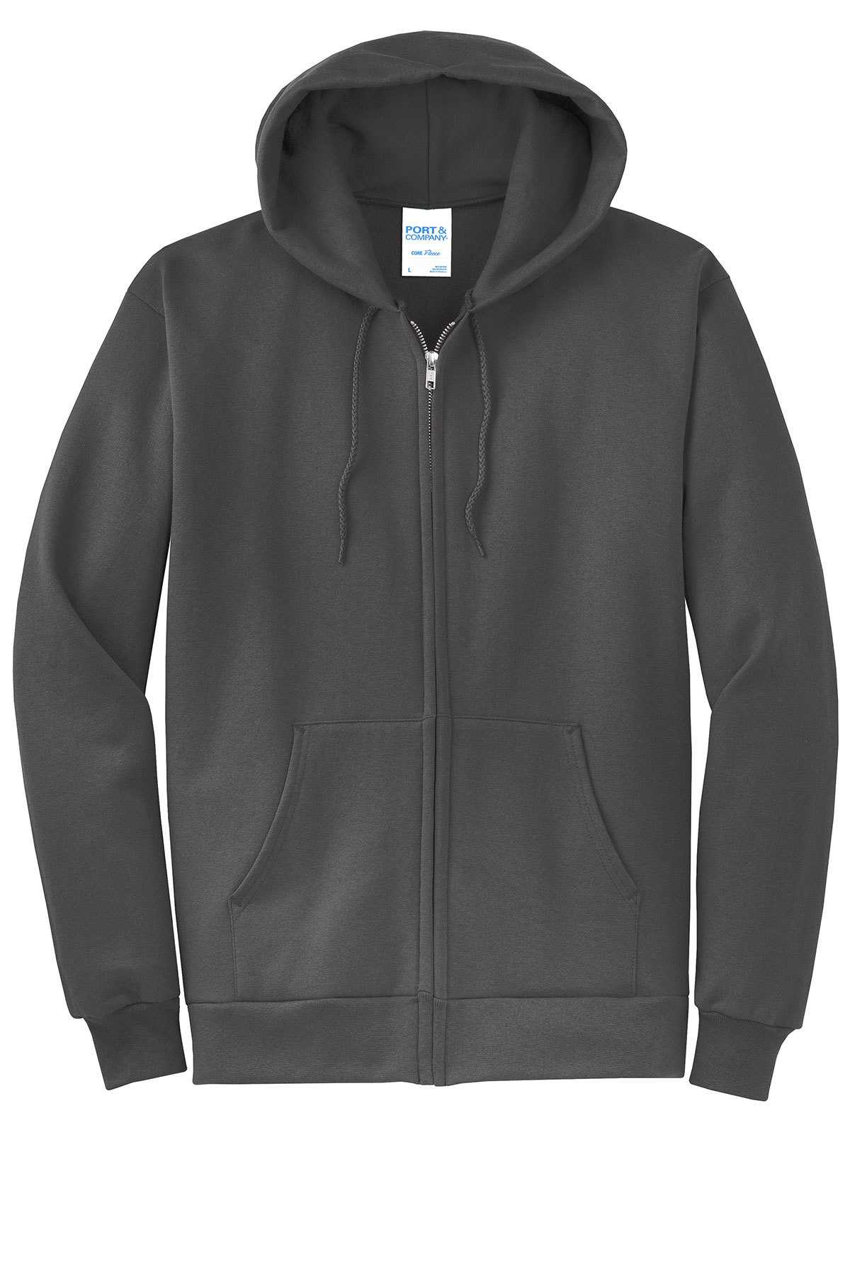Port & Company® Core Fleece Full-Zip Hooded Sweatshirt | Port & Company ...