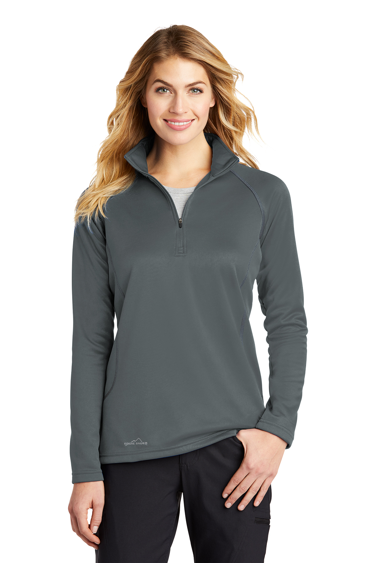 Eddie Bauer Ladies Smooth Fleece 1/2-Zip | Product | SanMar