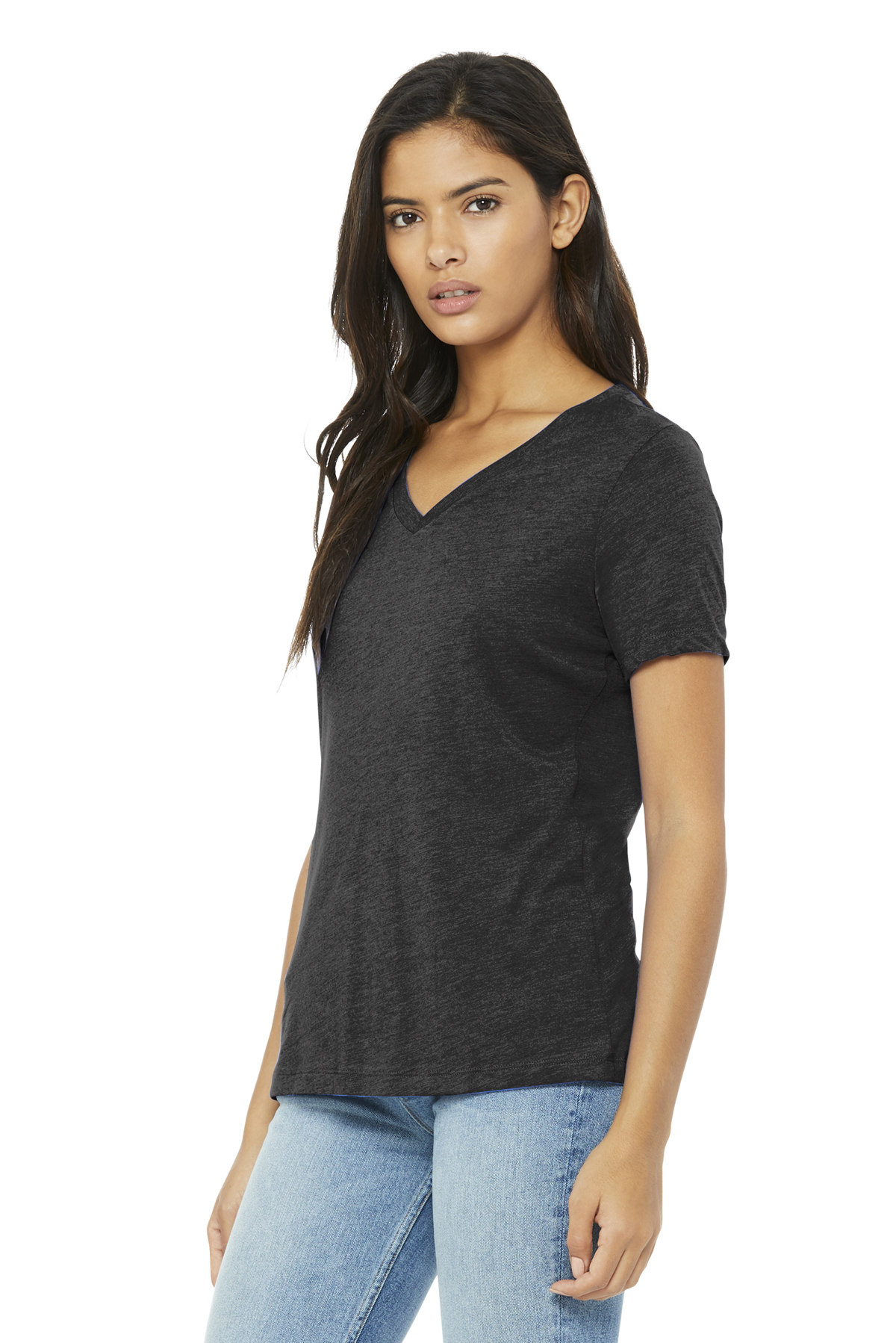BELLA+CANVAS Women’s Relaxed Triblend V-Neck Tee | Product | Company ...