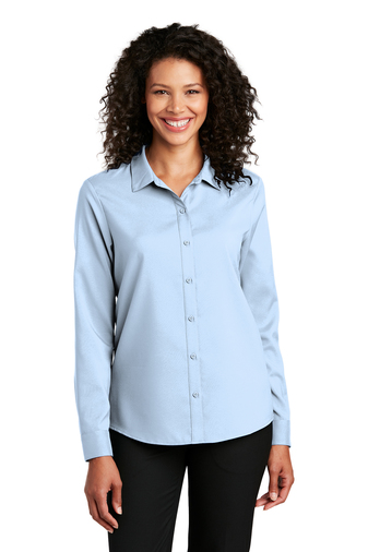 Port Authority Ladies Long Sleeve Performance Staff Shirt | Product ...