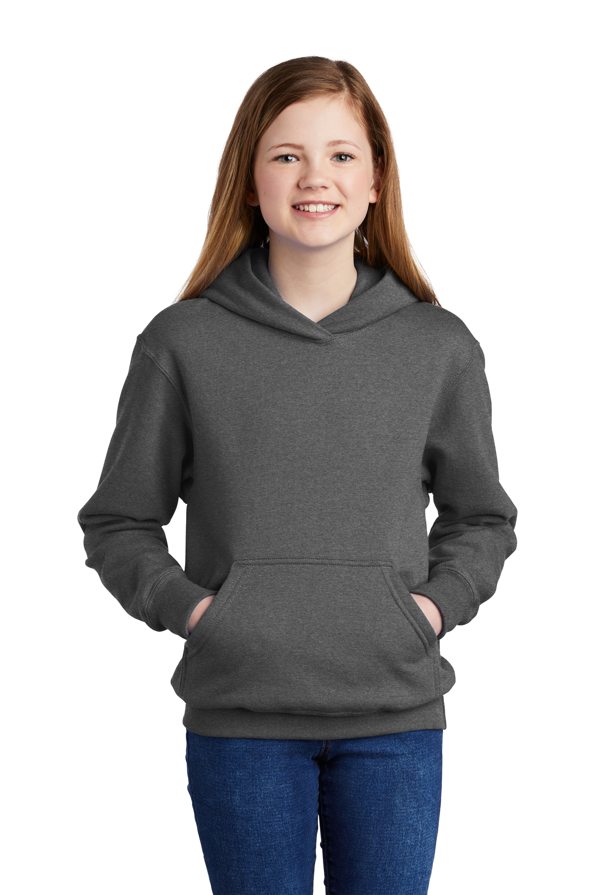 Port & Company Youth Core Fleece Pullover Hooded Sweatshirt | Product ...
