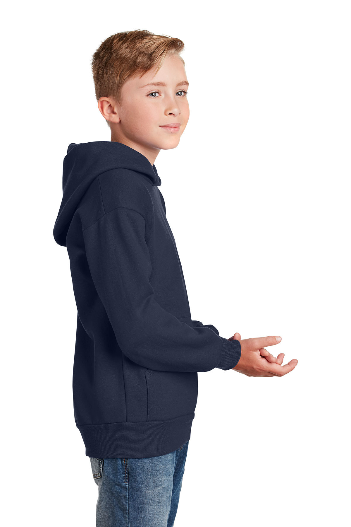 Hanes - Youth EcoSmart Pullover Hooded Sweatshirt | Product | SanMar