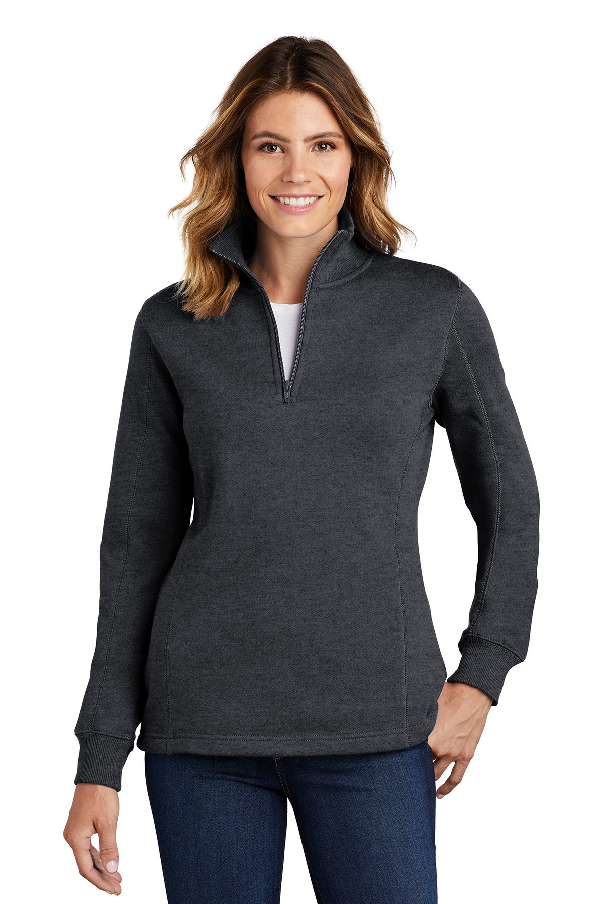 Sport-Tek Ladies 1/4-Zip Sweatshirt | Product | Sport-Tek