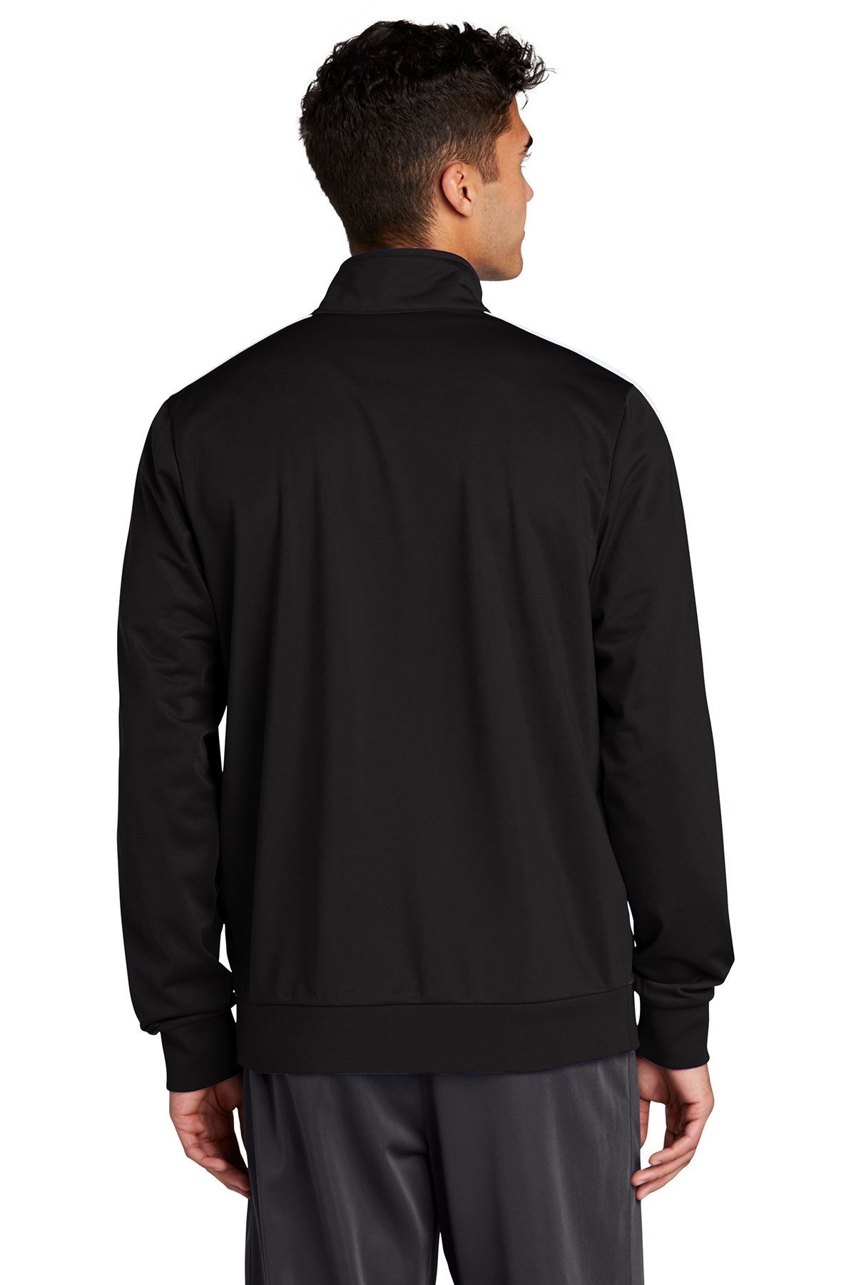 Sport-Tek Tricot Sleeve Stripe Track Jacket | Product | SanMar