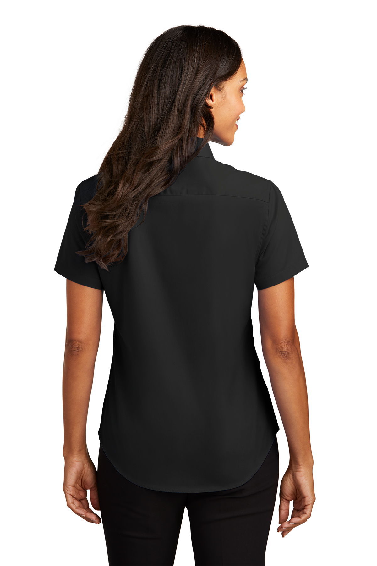 Port Authority Sleeve Authority Port | Short Ladies Product Care Easy Shirt 