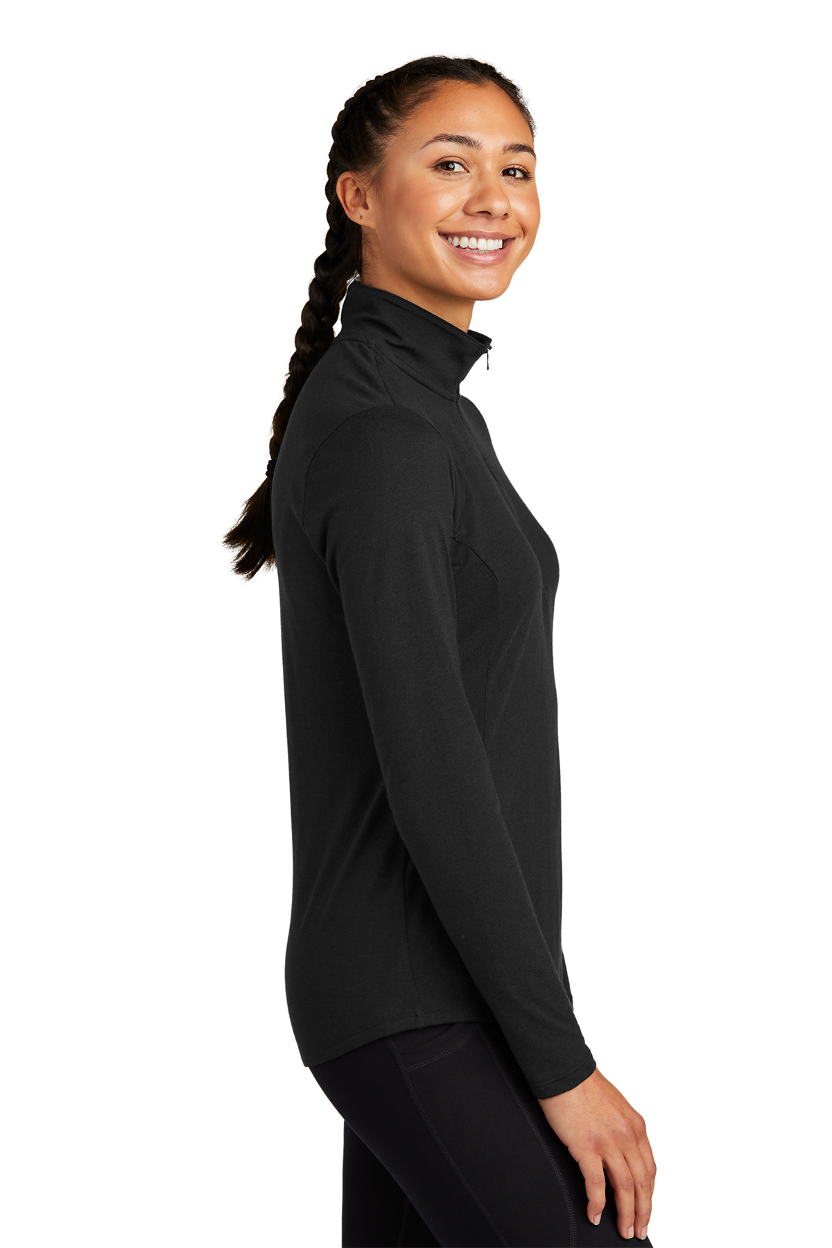 Sport-Tek Women's PosiCharge Tri-Blend Wicking 1/4-Zip Pullover | Product | Company Casuals