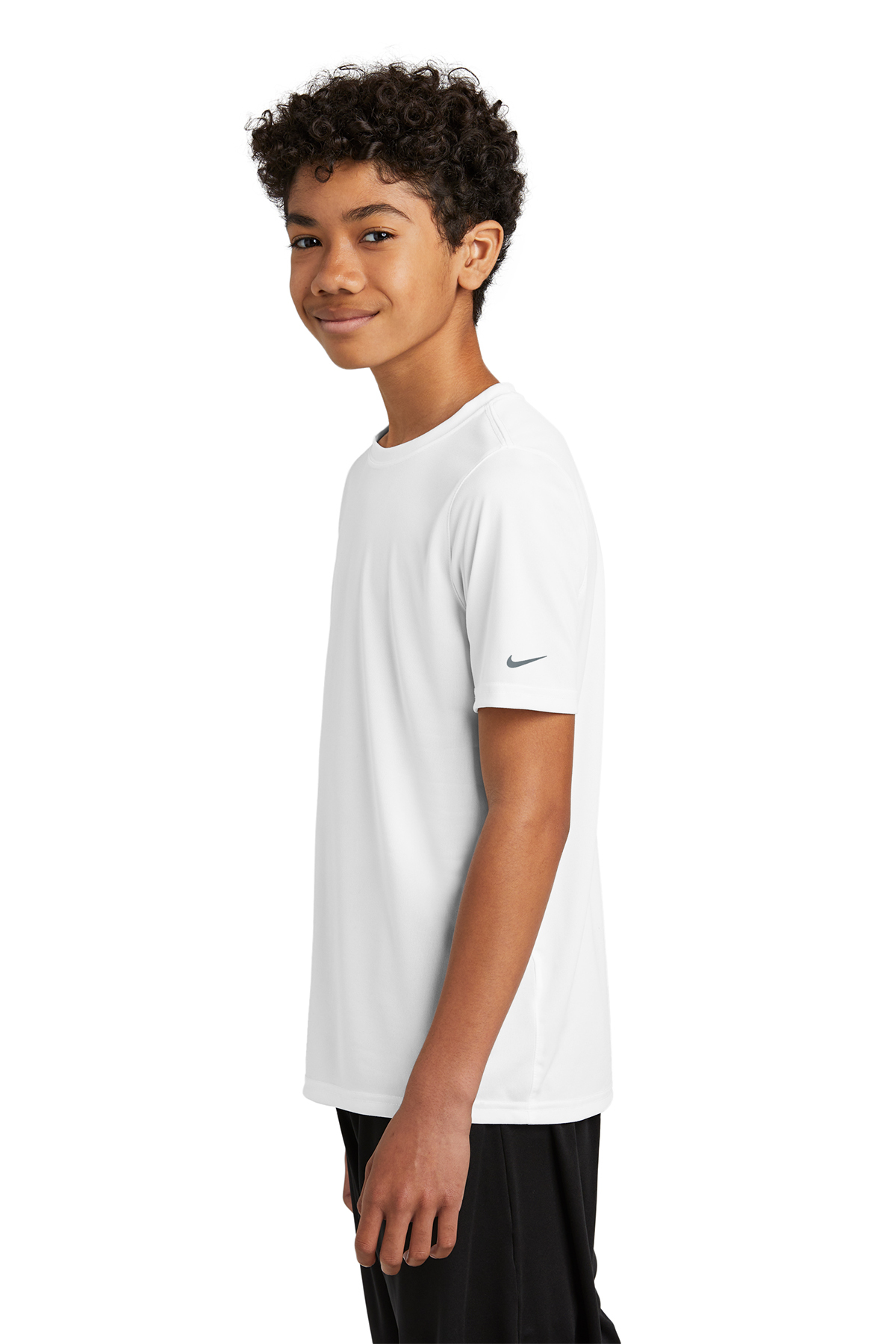 Nike Youth Swoosh Sleeve rLegend Tee | Product | SanMar