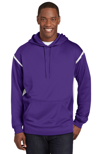 Sport-Tek Tall Tech Fleece Colorblock Hooded Sweatshirt | Product | SanMar