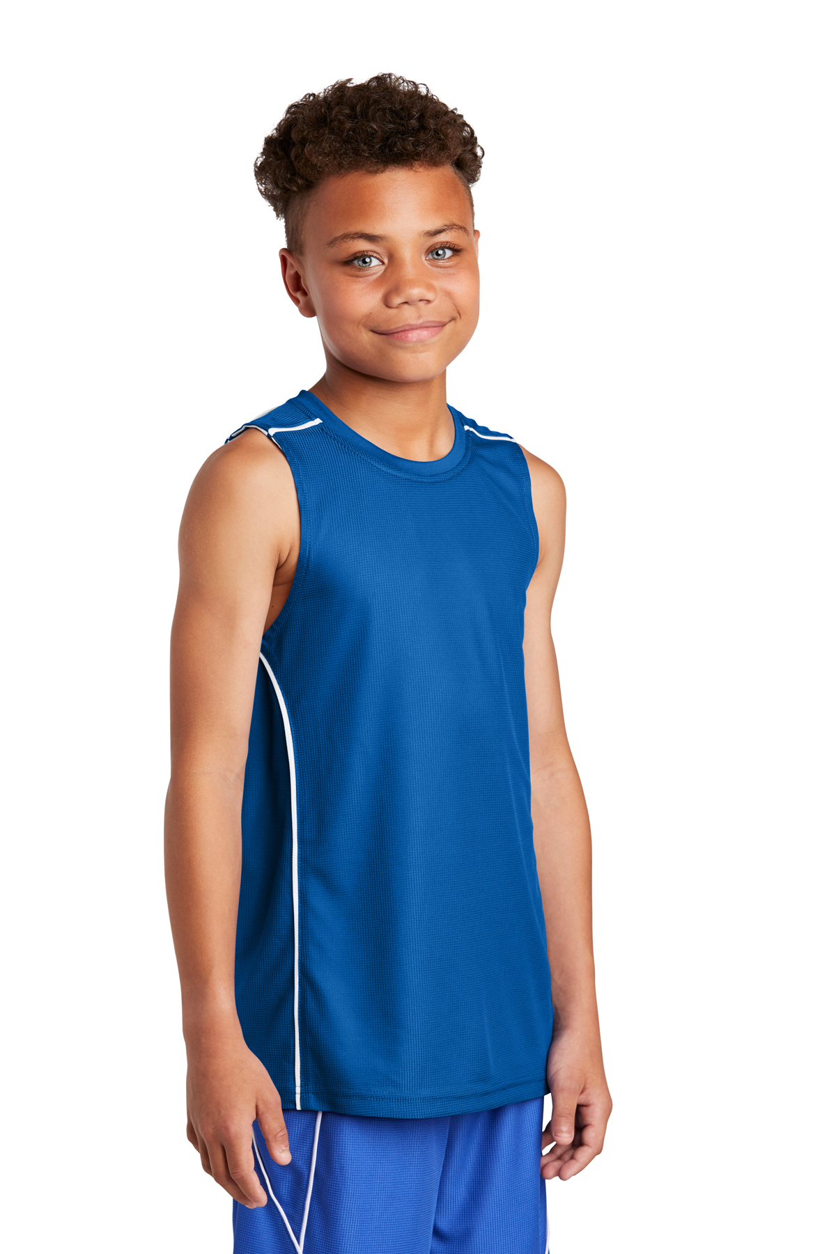 Twin Spruce Warriors Boys Basketball - Gold Sport-Tek® Long Sleeve