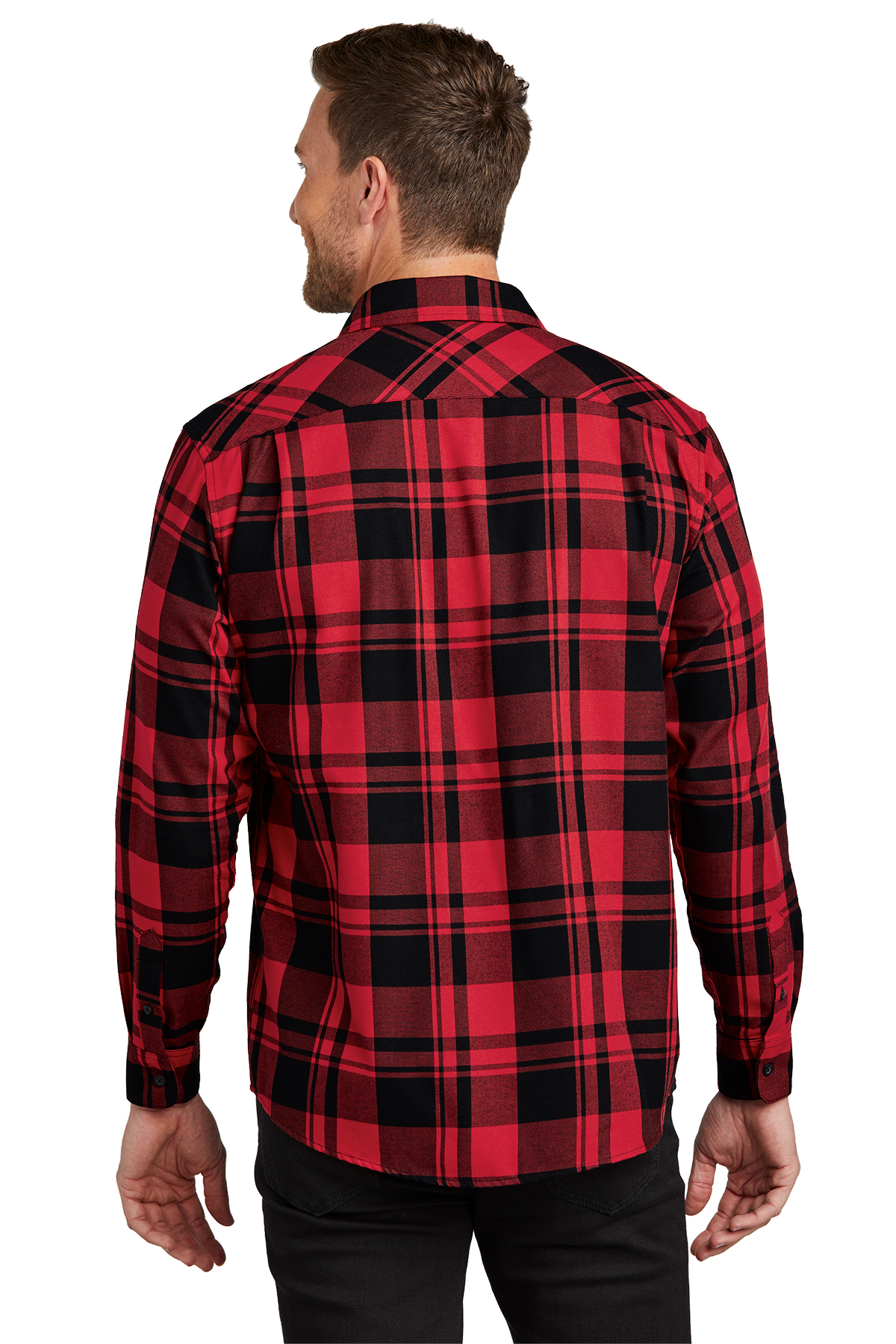 Men's Classic Flannel Shirt | Handcrafted USA | Red Buffalo | Small | Vermont Flannel