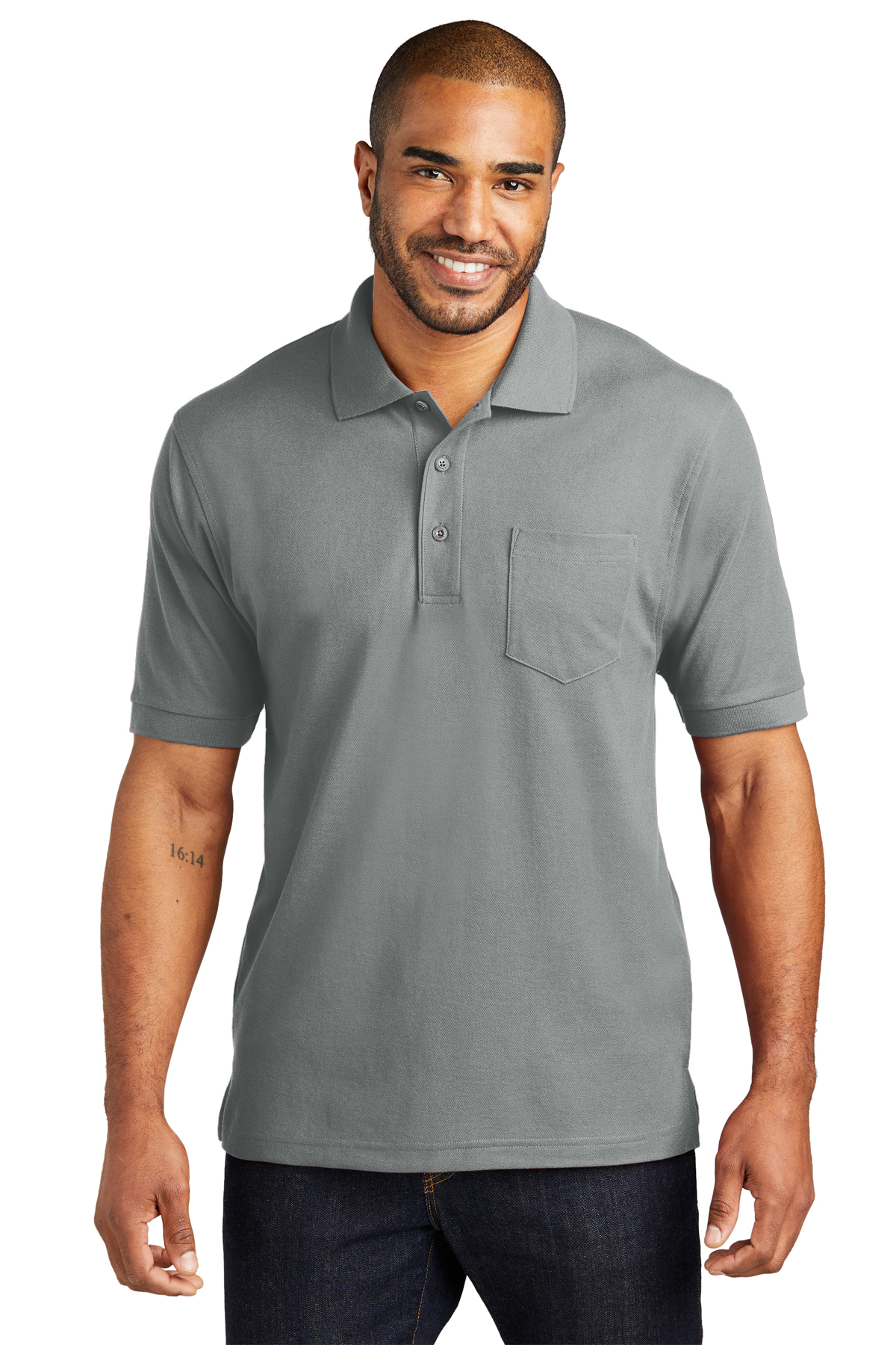 Port Authority Silk Touch™ Polo with Pocket | Product | Port Authority