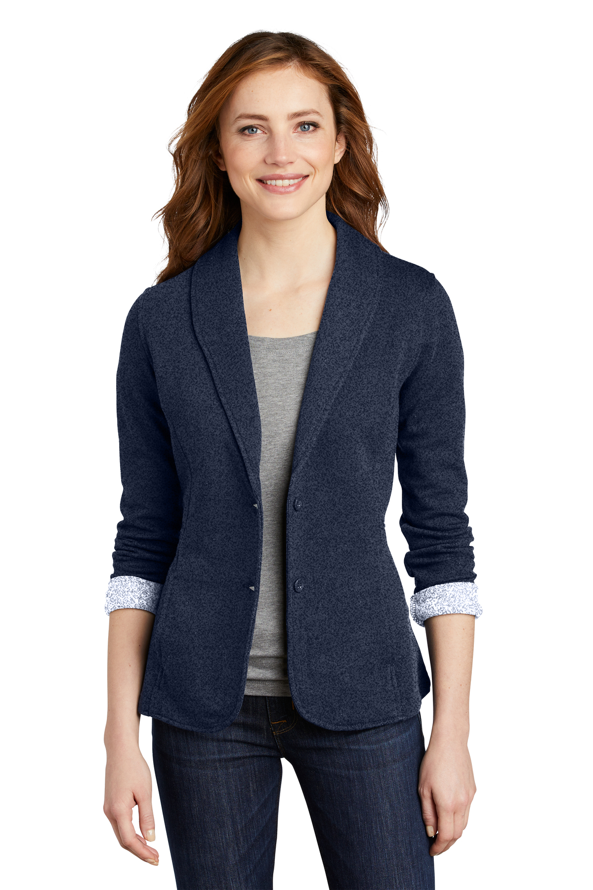 fleece blazer womens