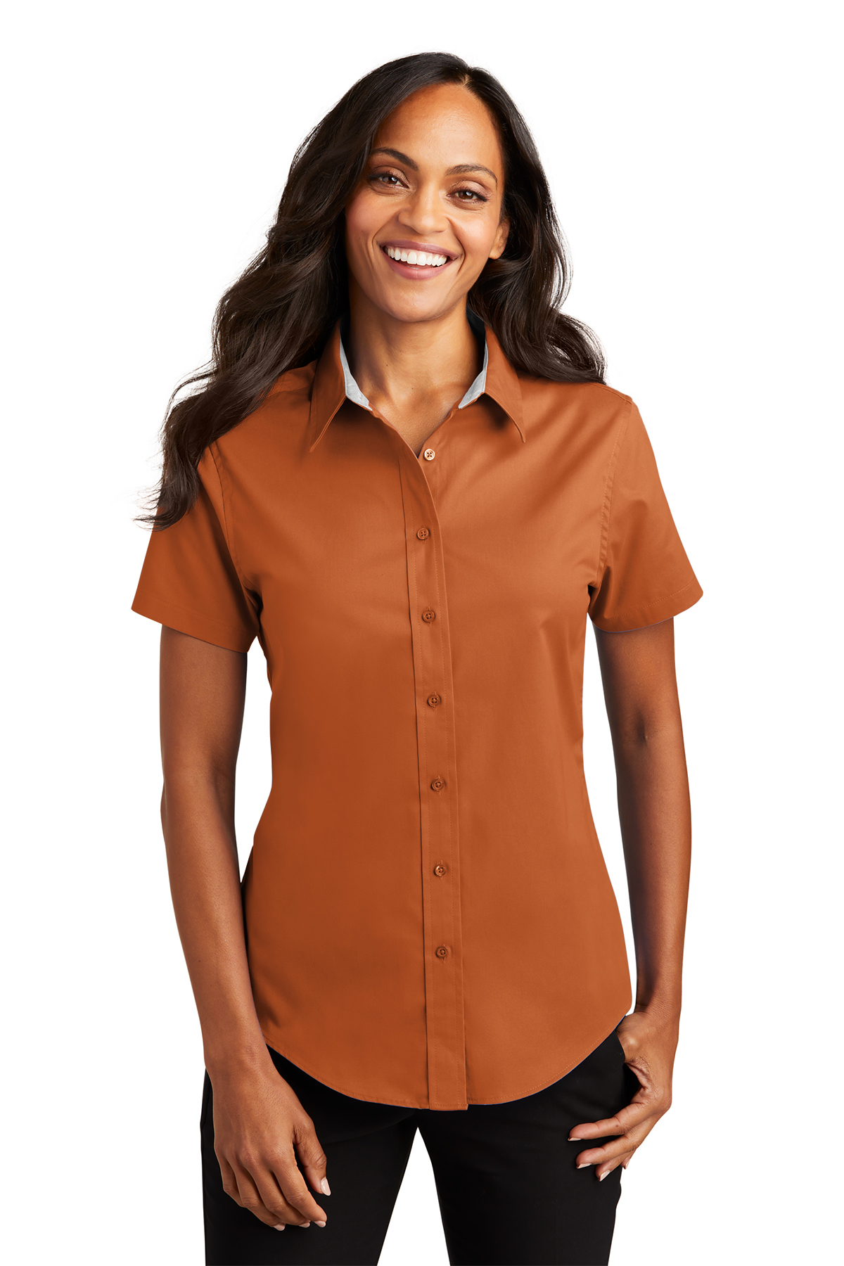 | Port Short Authority Ladies Authority Sleeve Care Easy Port | Shirt Product