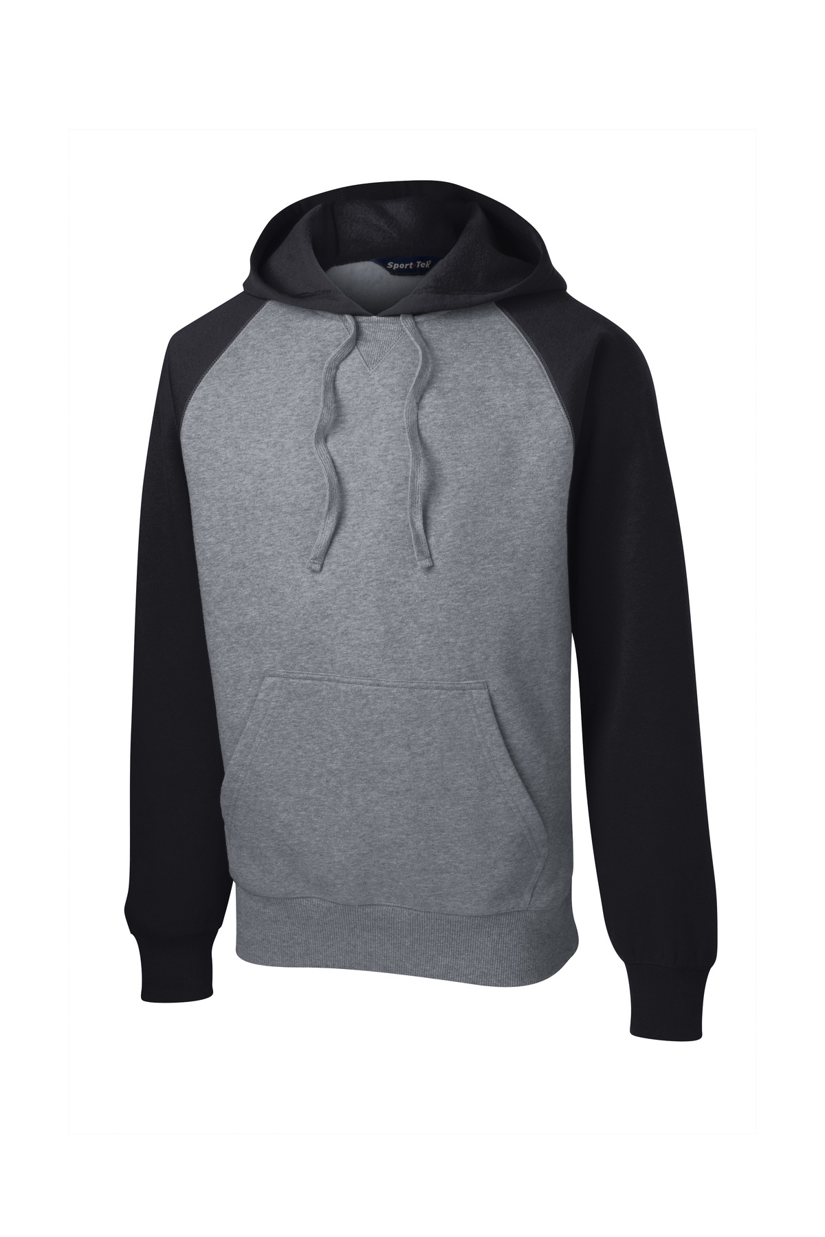 Sport-Tek Raglan Colorblock Pullover Hooded Sweatshirt | Product | SanMar