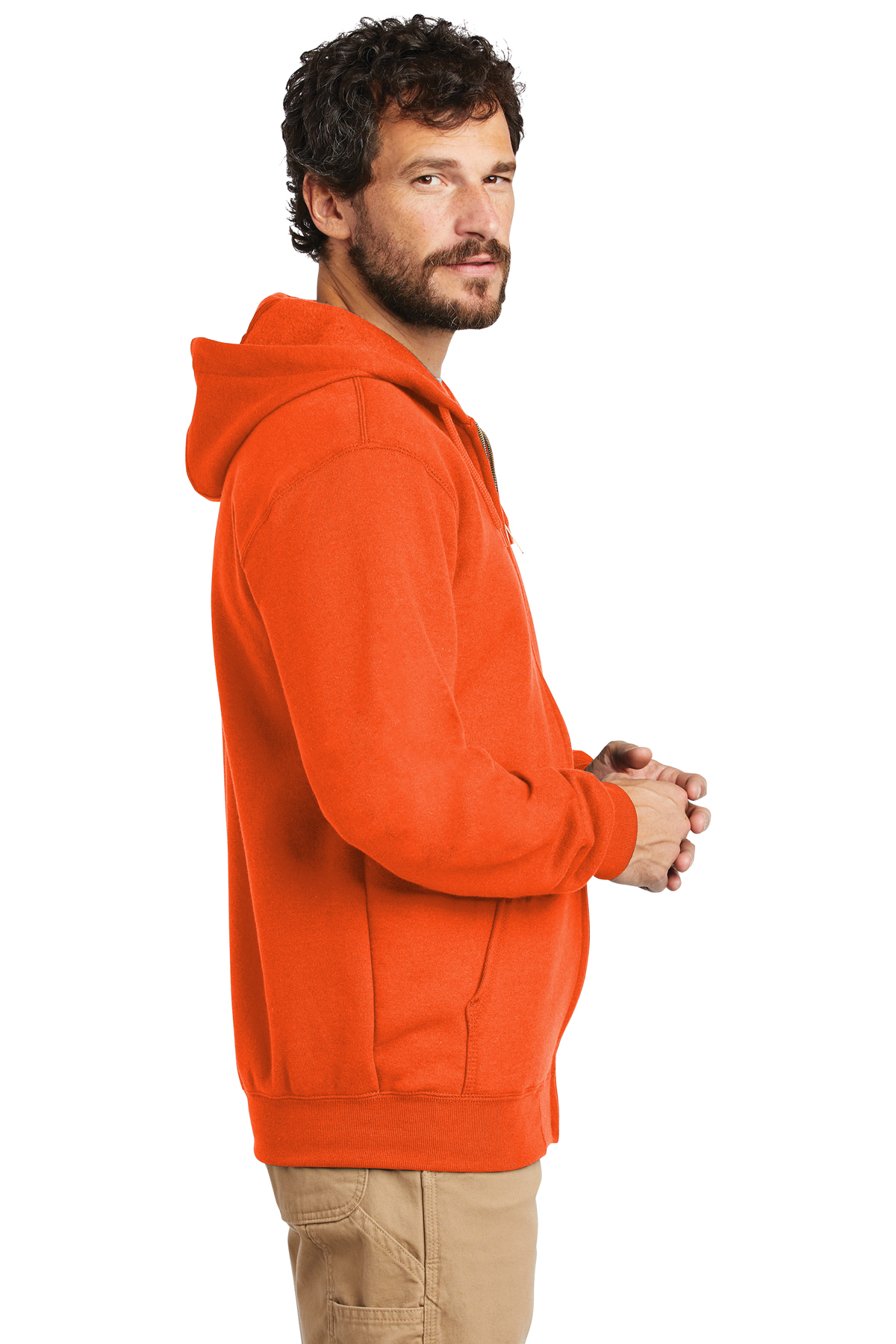 Carhartt Midweight Hooded Zip-Front Sweatshirt | Product | SanMar