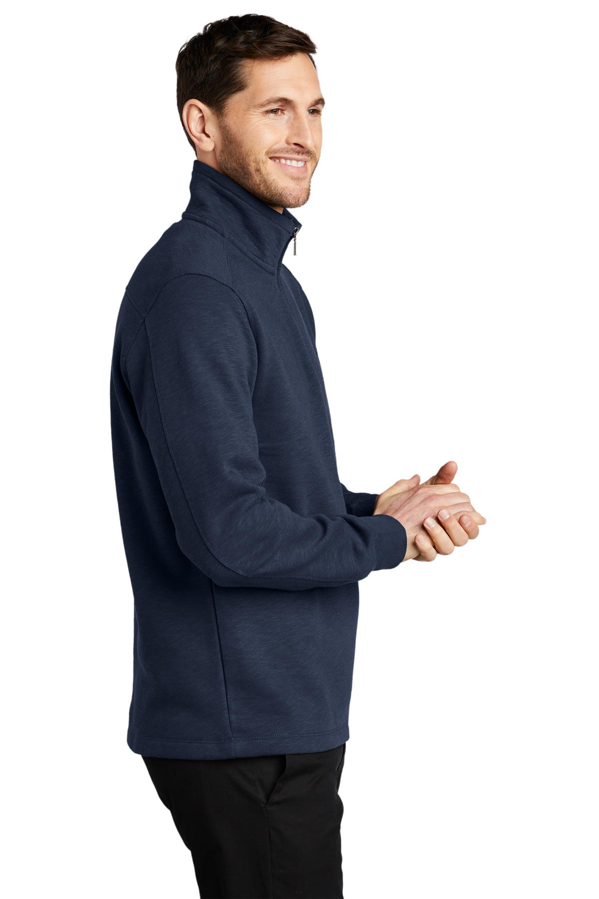 Port Authority Slub Fleece 1/4-Zip Pullover | Product | SanMar