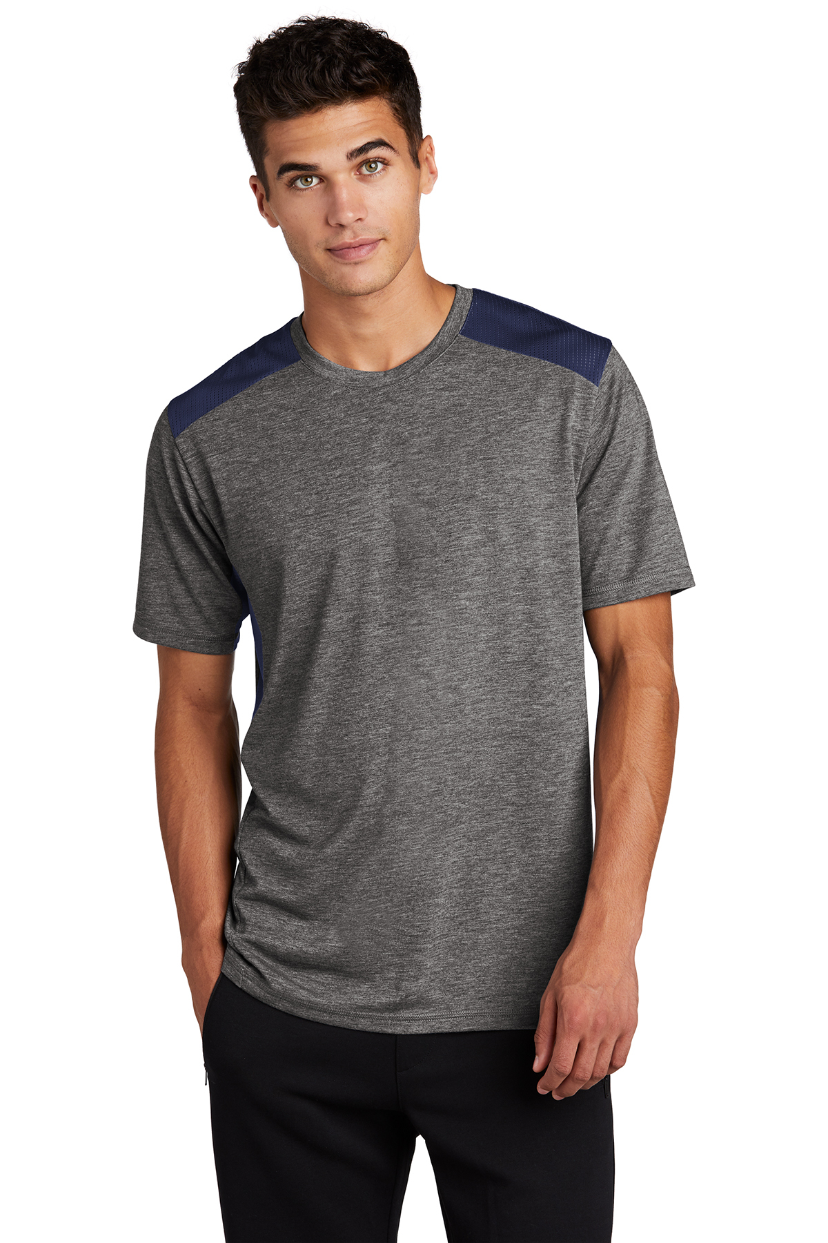 Sport-Tek PosiCharge Tri-Blend Wicking Draft Tee | Product | SanMar