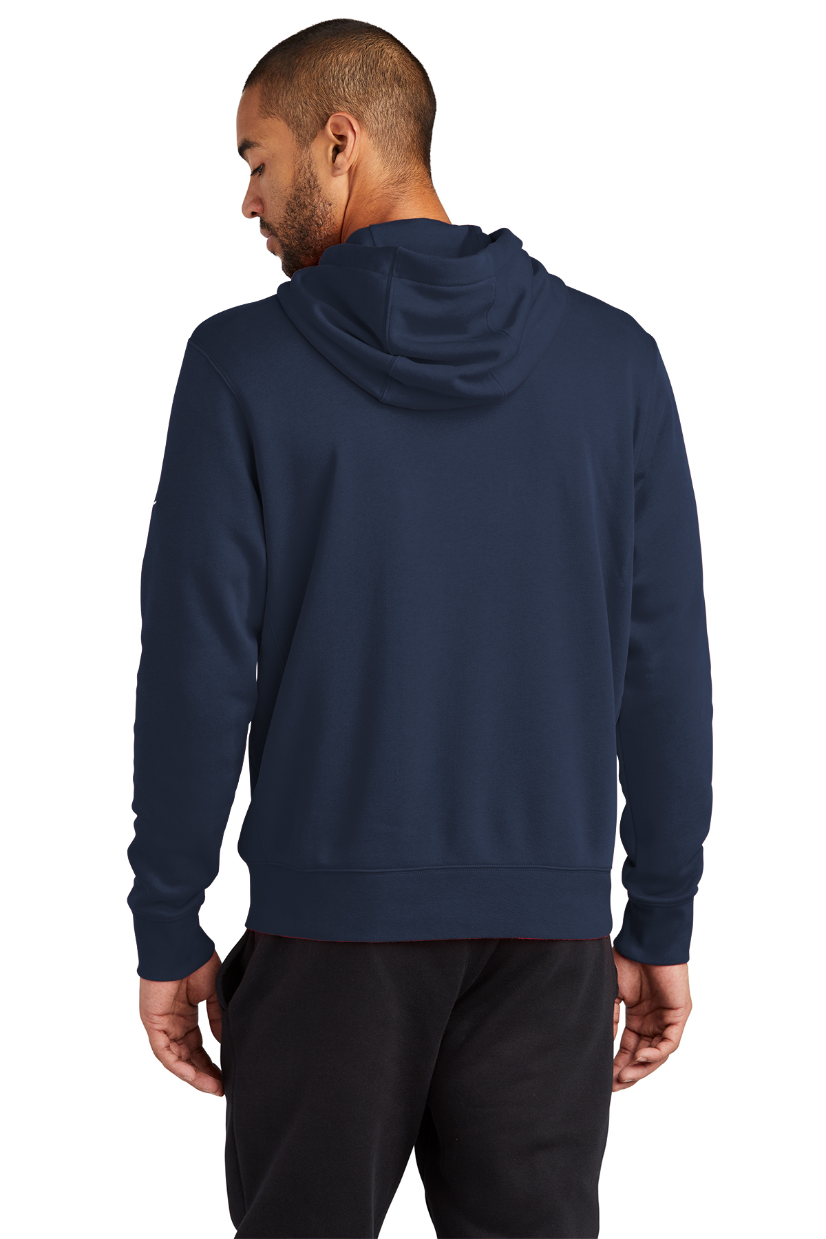 Nike Club Fleece Sleeve Swoosh Full-Zip Hoodie | Product | SanMar