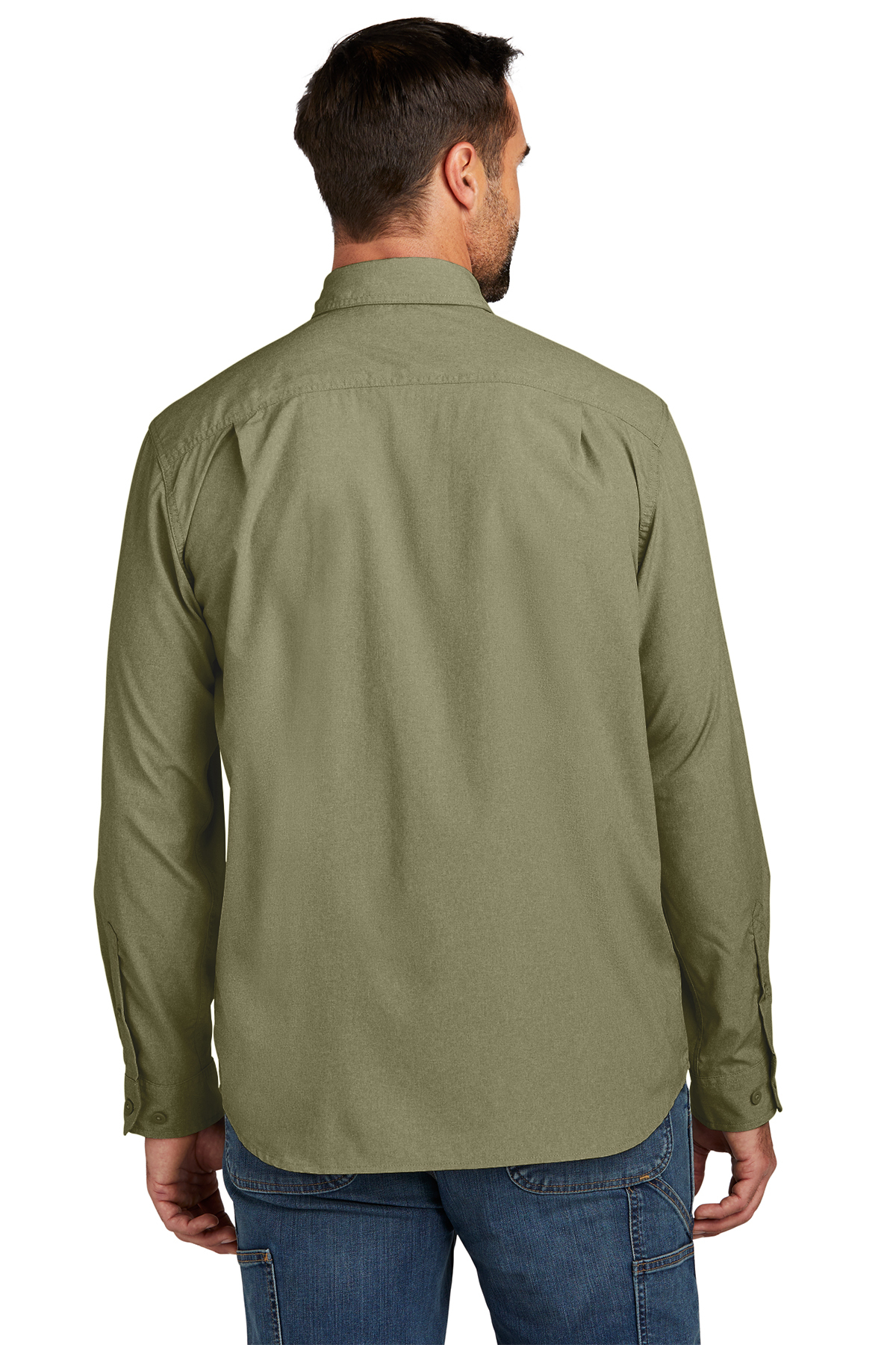 Carhartt Force Solid Long Sleeve Shirt | Product | SanMar