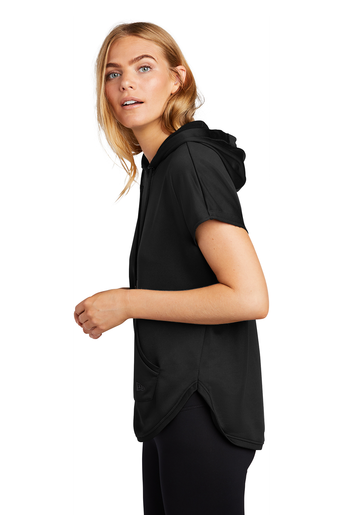 New Era Ladies Performance Terry Short Sleeve Hoodie Product