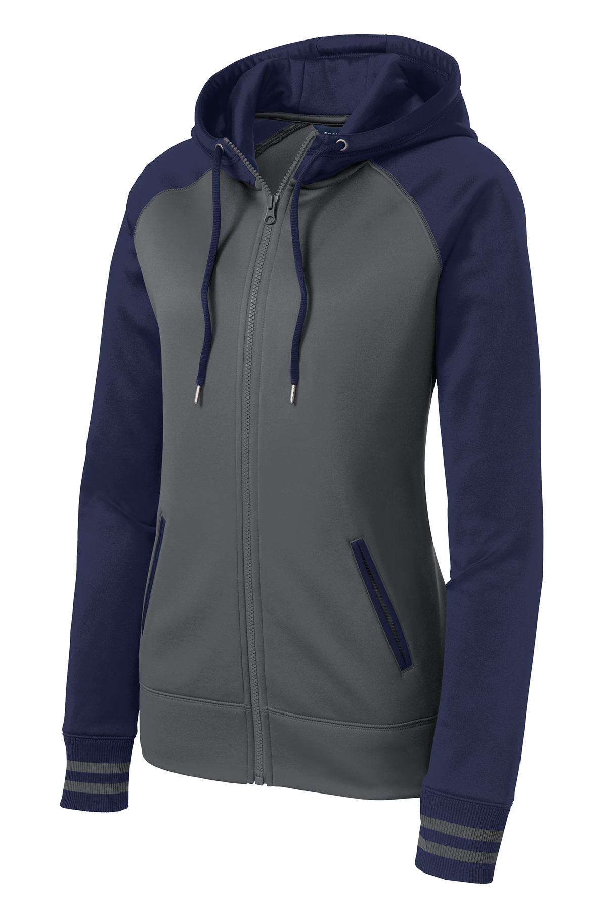 Sport-Tek Ladies Sport-Wick Varsity Fleece Full-Zip Hooded Jacket. LST236 :  : Clothing, Shoes & Accessories