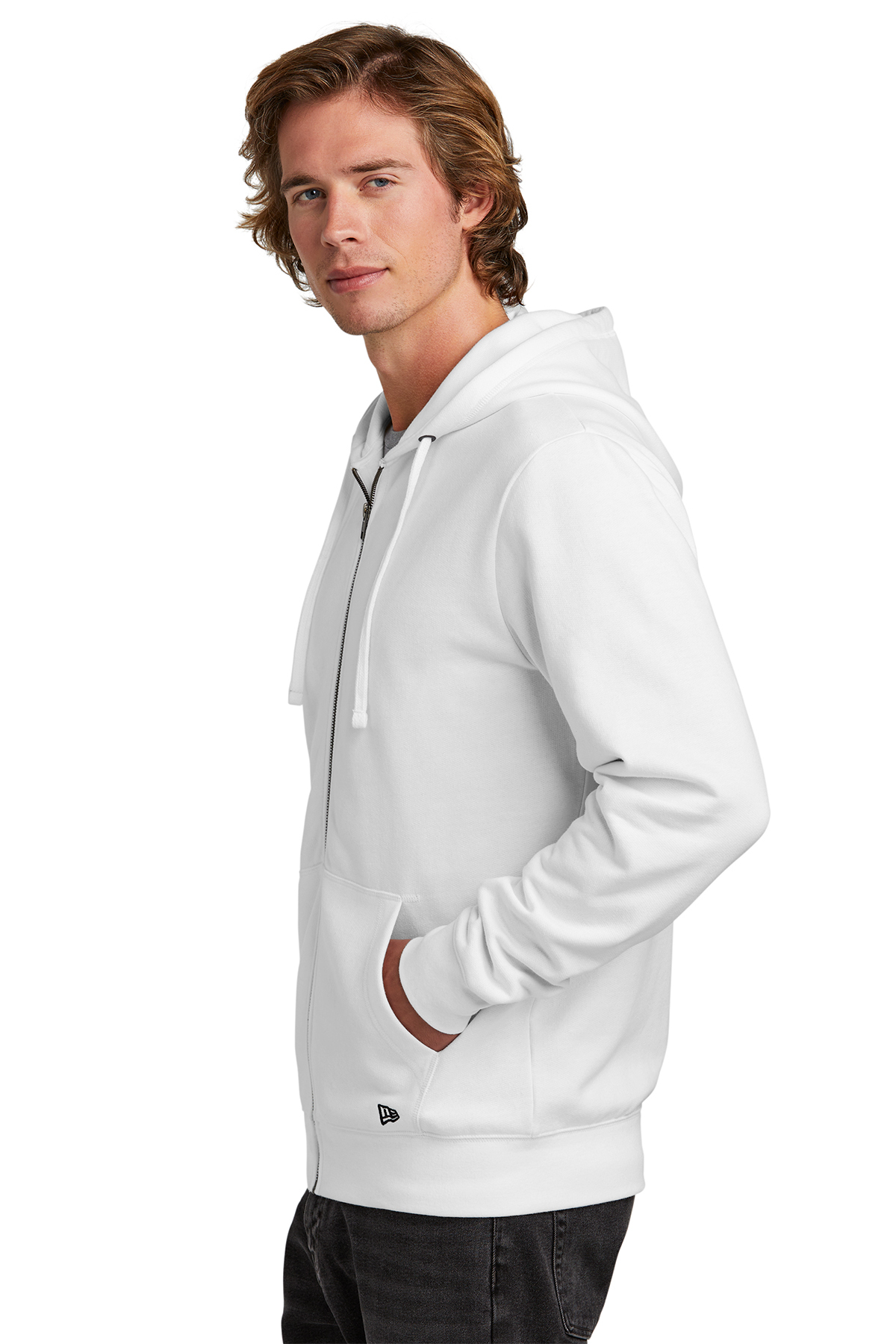 New Era Comeback Fleece Full-Zip Hoodie | Product | SanMar