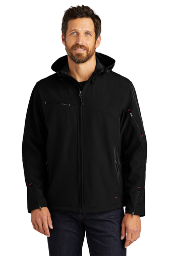 Port Authority Textured Hooded Soft Shell Jacket | Product | SanMar