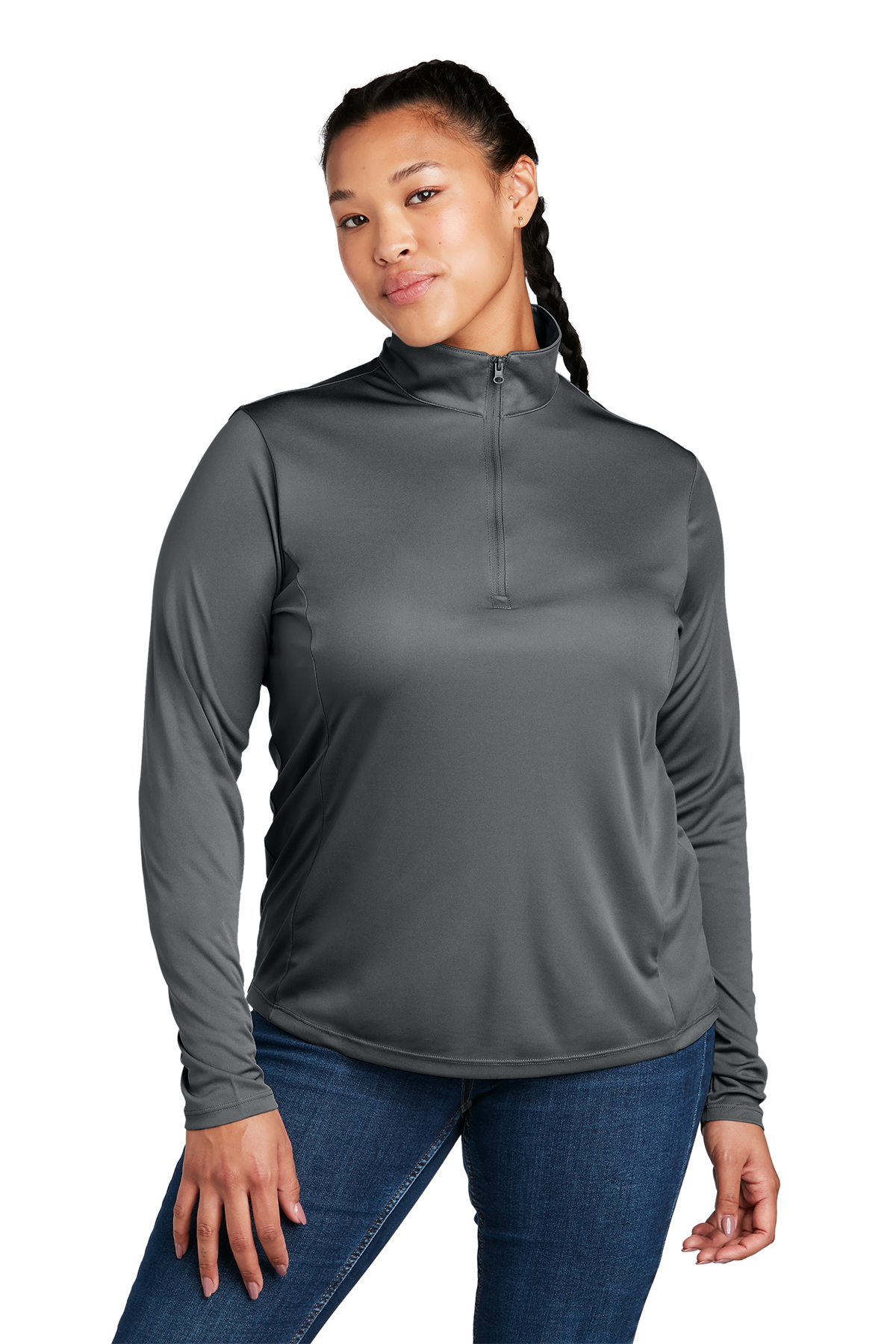 Sport-Tek Ladies PosiCharge Competitor™ 1/4-Zip Pullover | Product ...