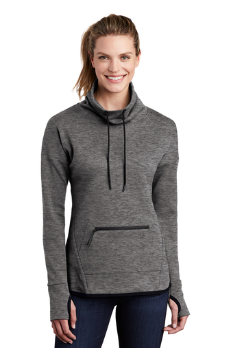 Sport-Tek Women's Triumph Cowl Neck Pullover | Product | SanMar