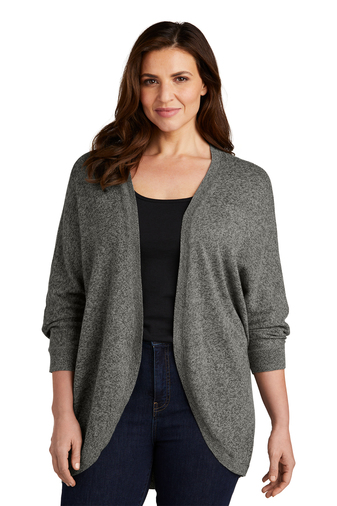 Port Authority Ladies Marled Cocoon Sweater | Product | SanMar