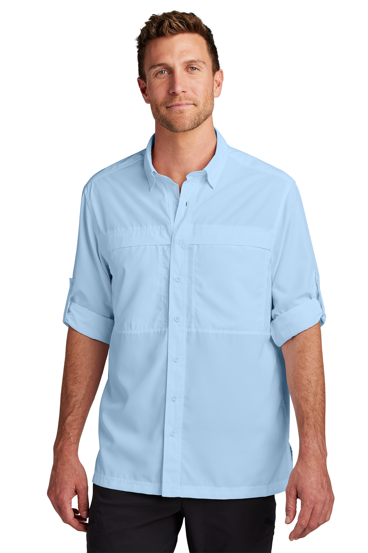 Port Authority Long Sleeve Perfect Denim Shirt, Product
