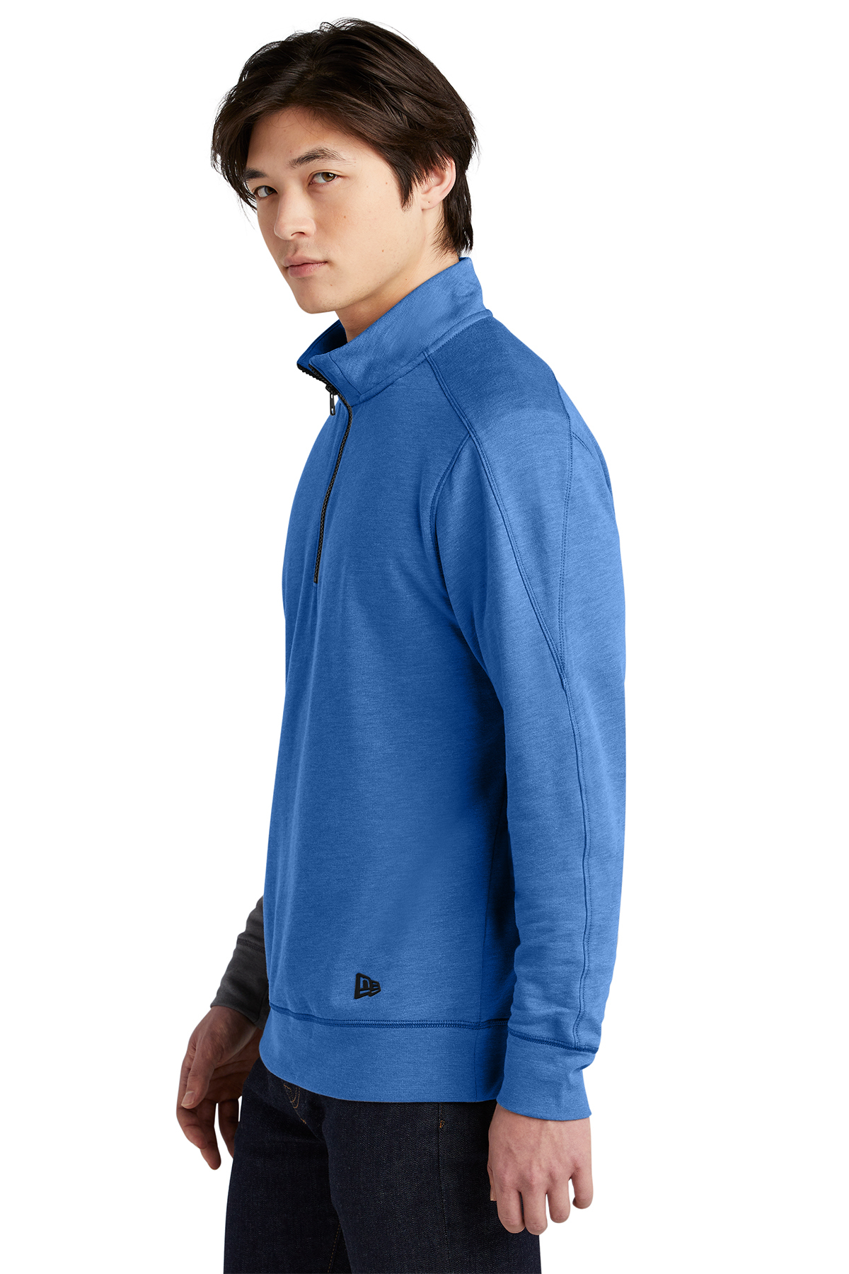【感謝価格】 New Era SanMar | Product | Pullover 1/4-Zip Fleece Tri-Blend Amusement Park / Theme Park