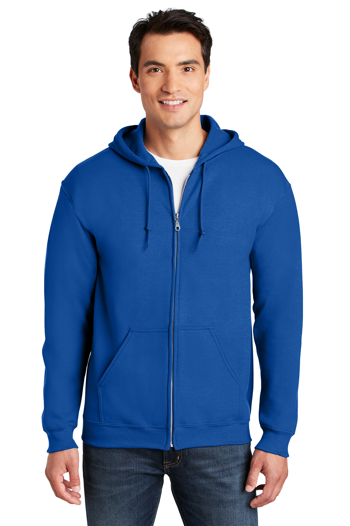 Gildan 18600 50/50 Full Zip Hooded Sweatshirt