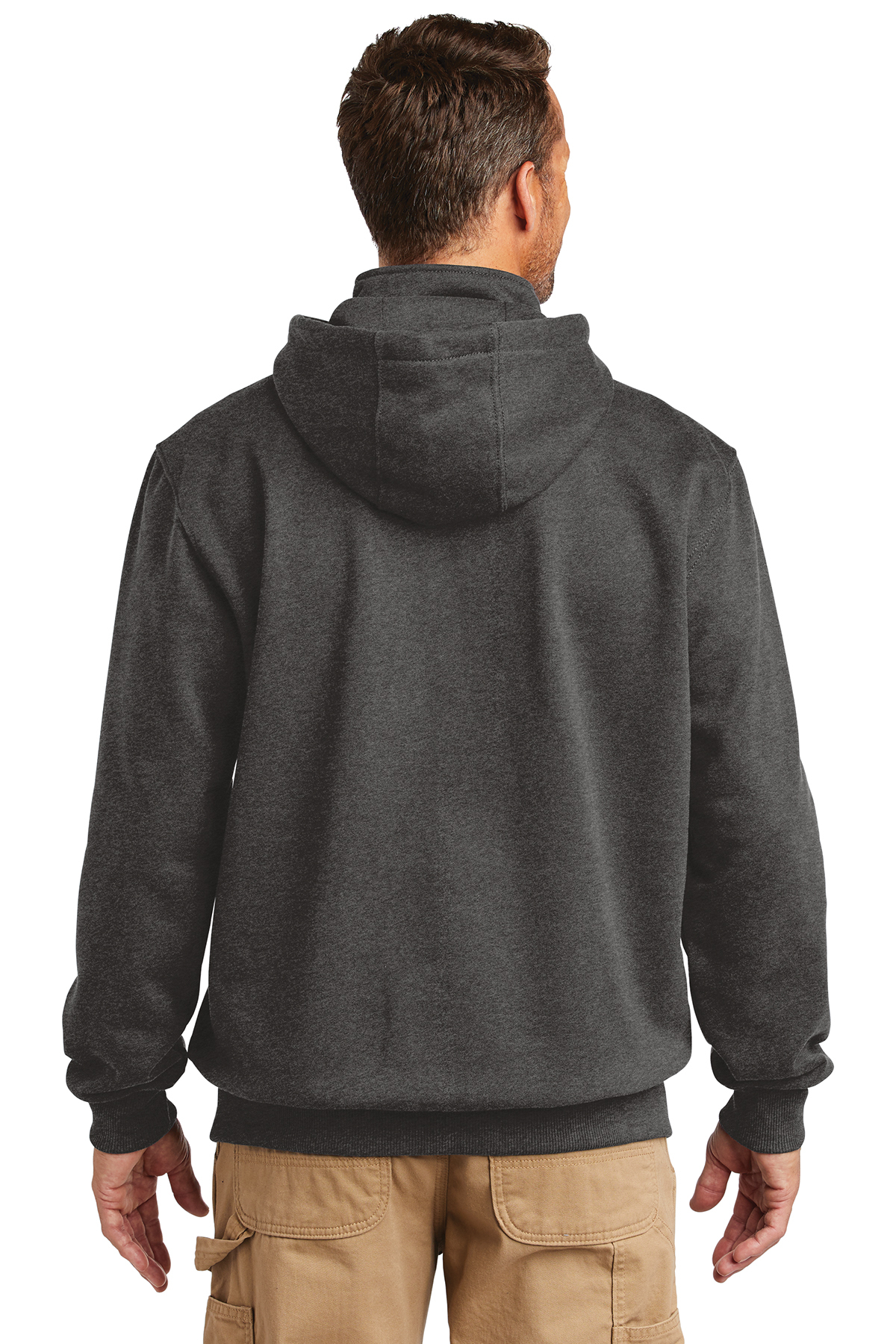 Carhartt Rain Defender Paxton Heavyweight Hooded Zip Mock Sweatshirt ...