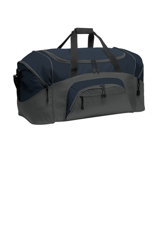 custom navy blue duffel bag