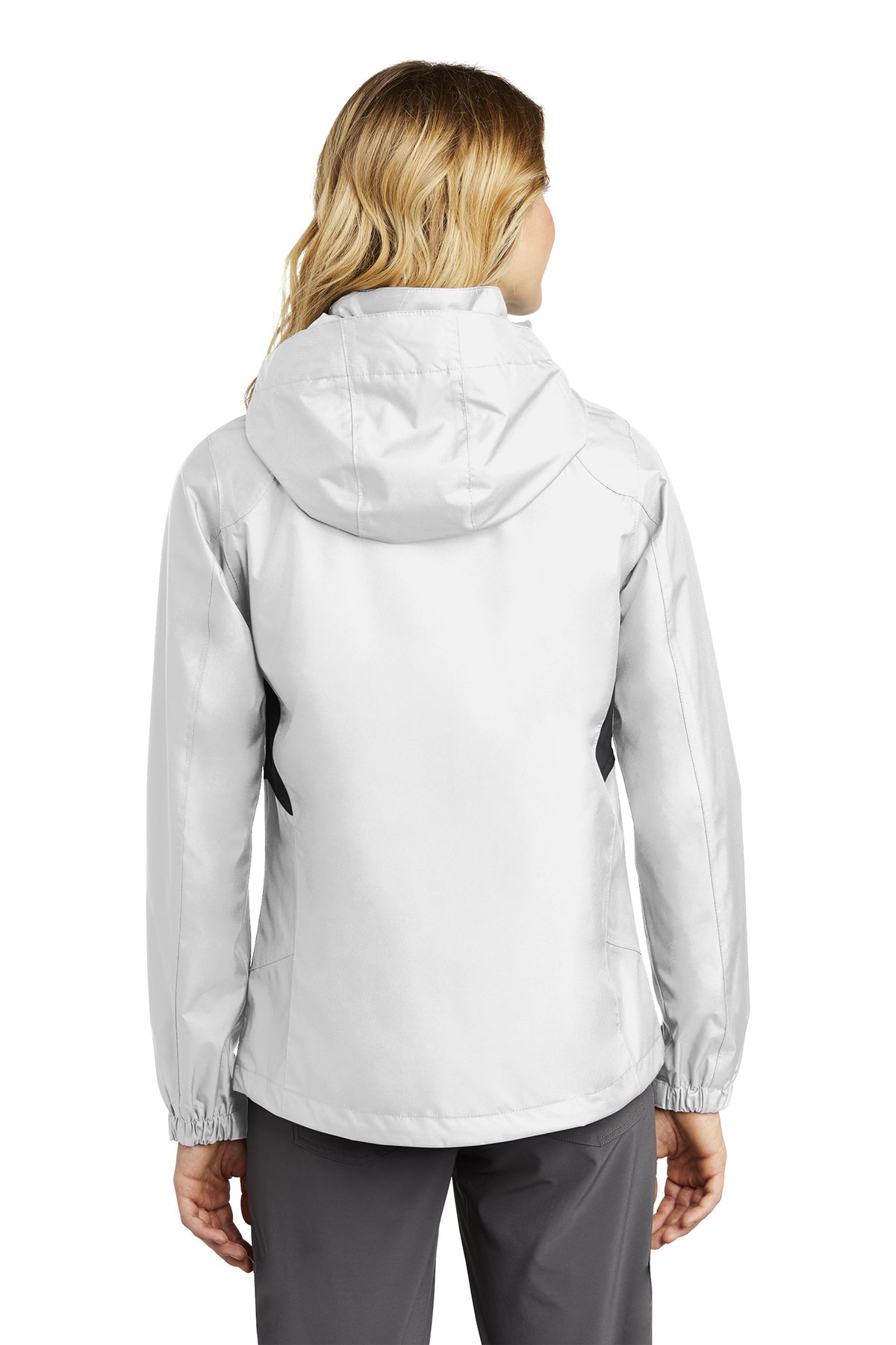 White waterproof outlet jacket ladies