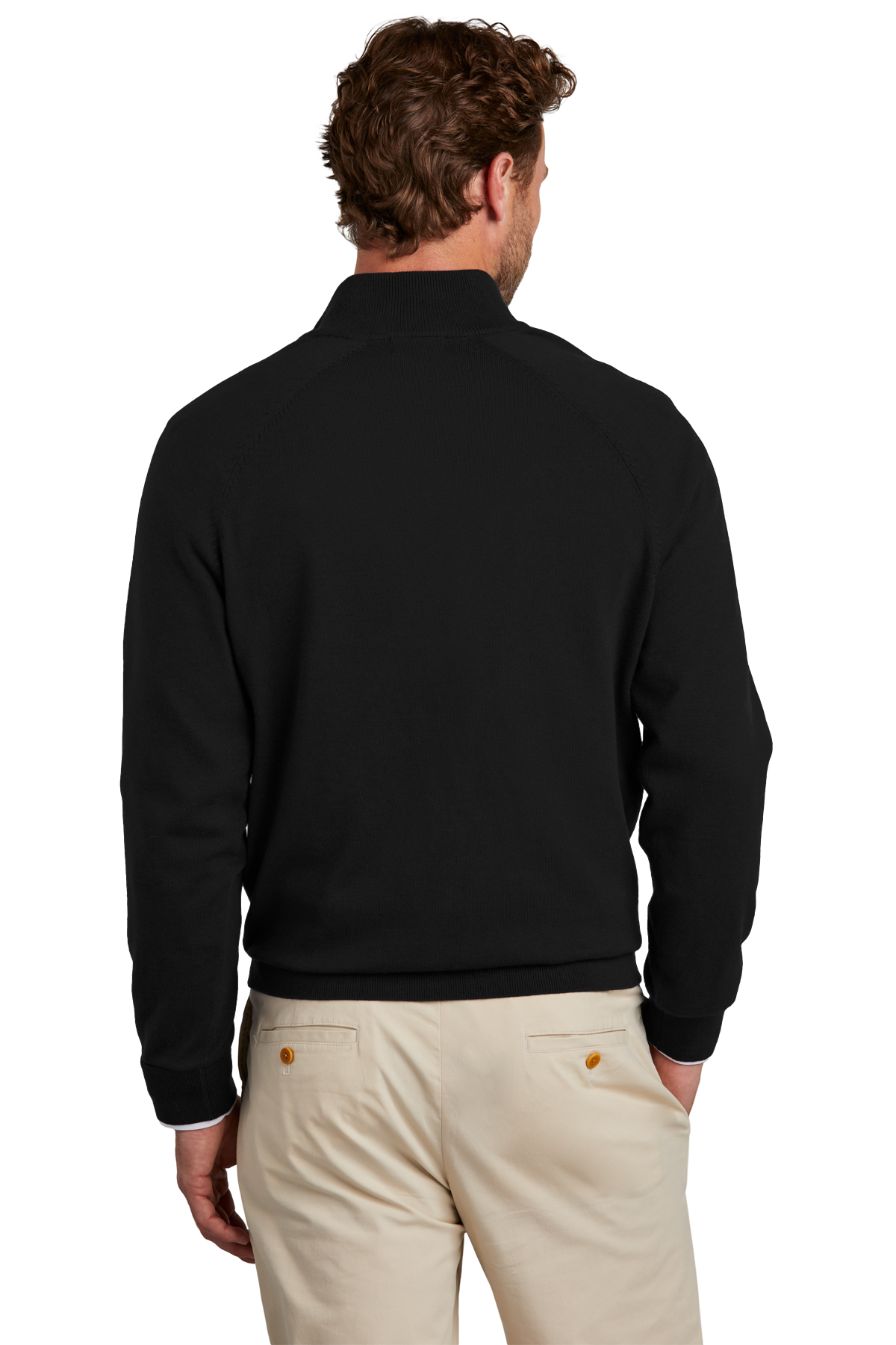 Brooks Brothers Cotton Stretch 1/4-Zip Sweater | Product