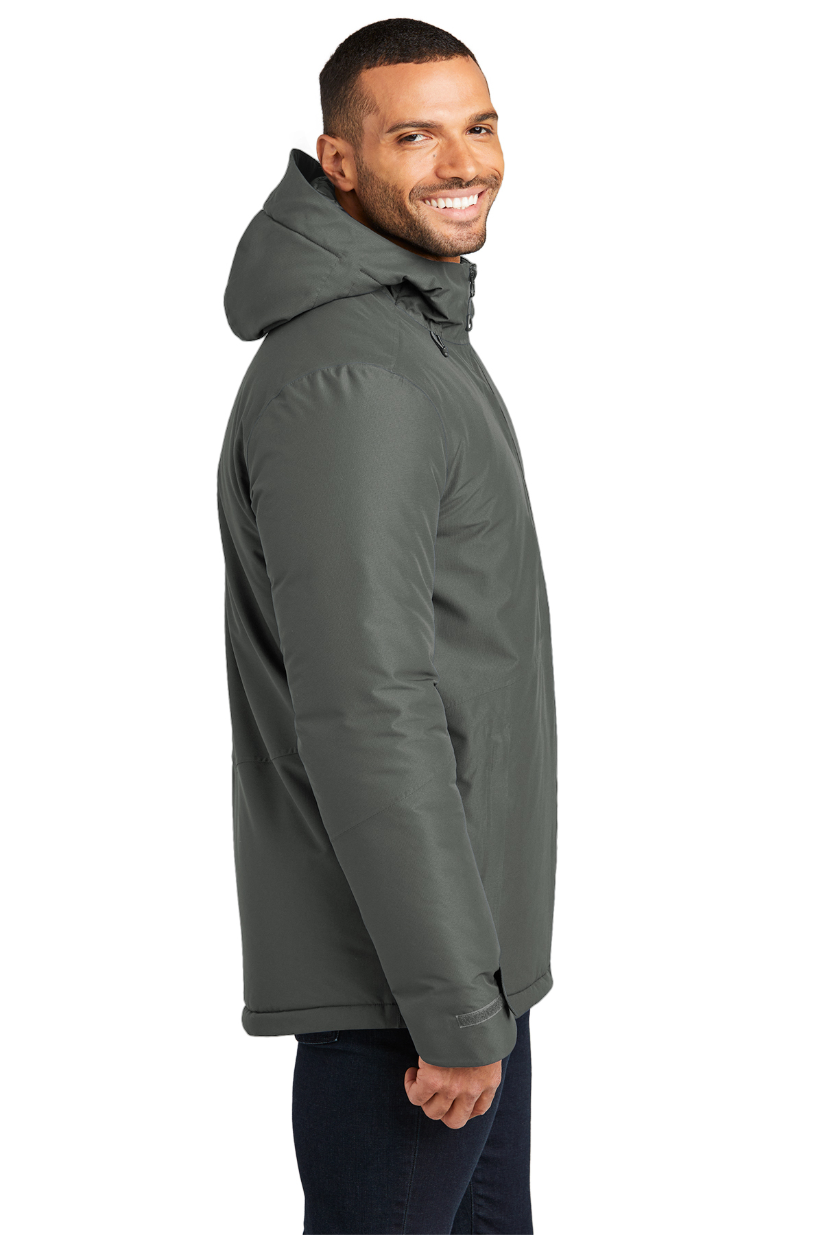 Supreme Reflective Sleeve Logo Puffy Jacket (FW17) - $328