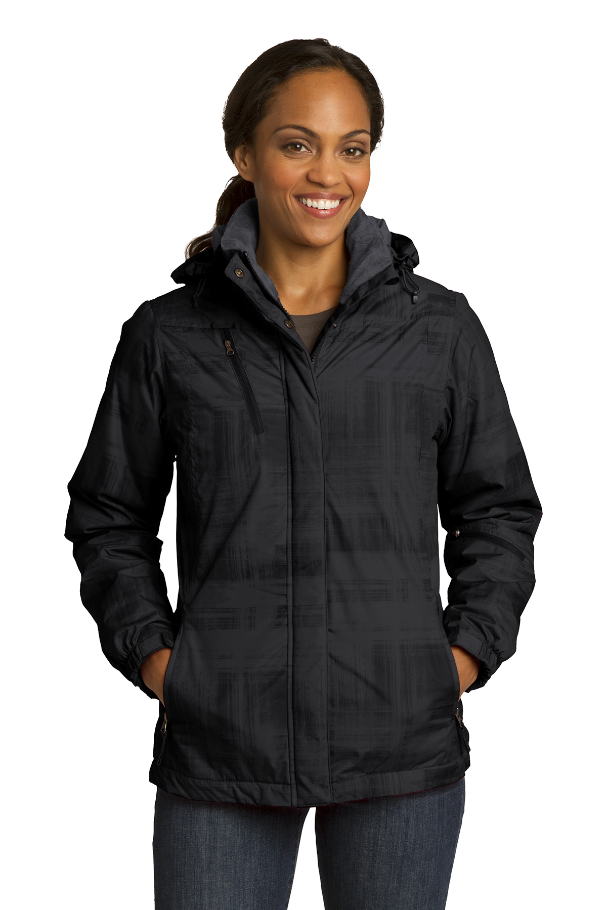 Port authority brushstroke hotsell print insulated jacket