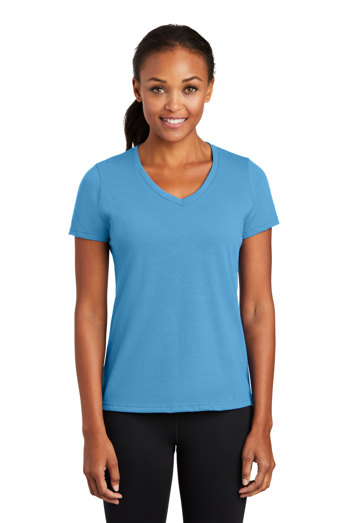 Port & Company Ladies Performance Blend V-Neck Tee | Product | Company  Casuals