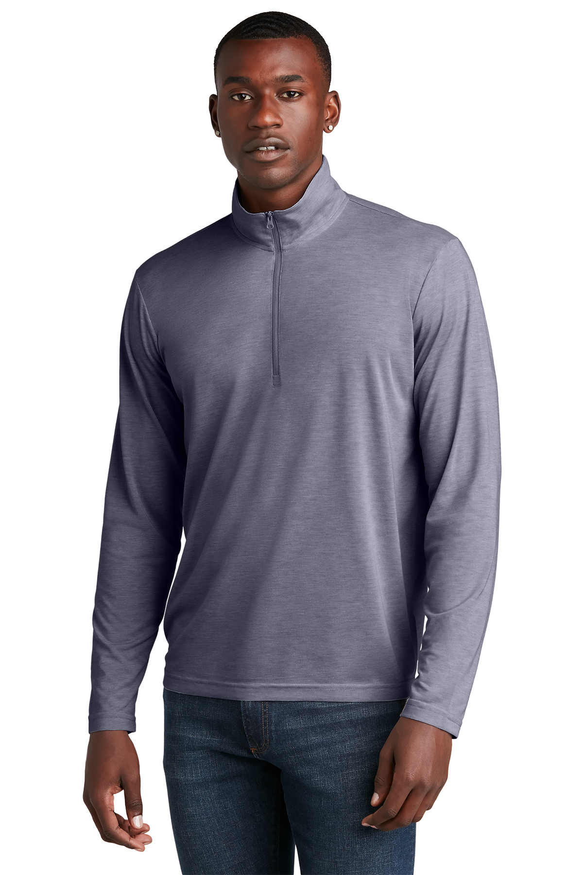 Sport-Tek PosiCharge Tri-Blend Wicking 1/4-Zip Pullover | Product 