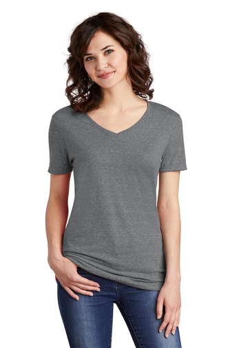 Jerzees Ladies Snow Heather Jersey V-Neck T-Shirt | Product | Company ...