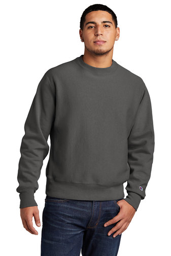 Champion Reverse Weave Garment-Dyed Crewneck Sweatshirt | Product | SanMar
