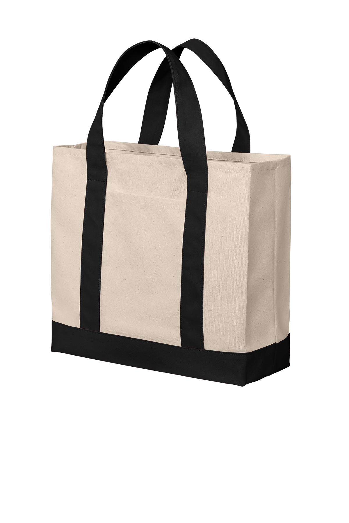 Port Authority Cotton Canvas Two-Tone Tote | Product | SanMar