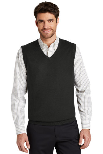 Port Authority Value V-Neck Sweater Vest | Product | SanMar