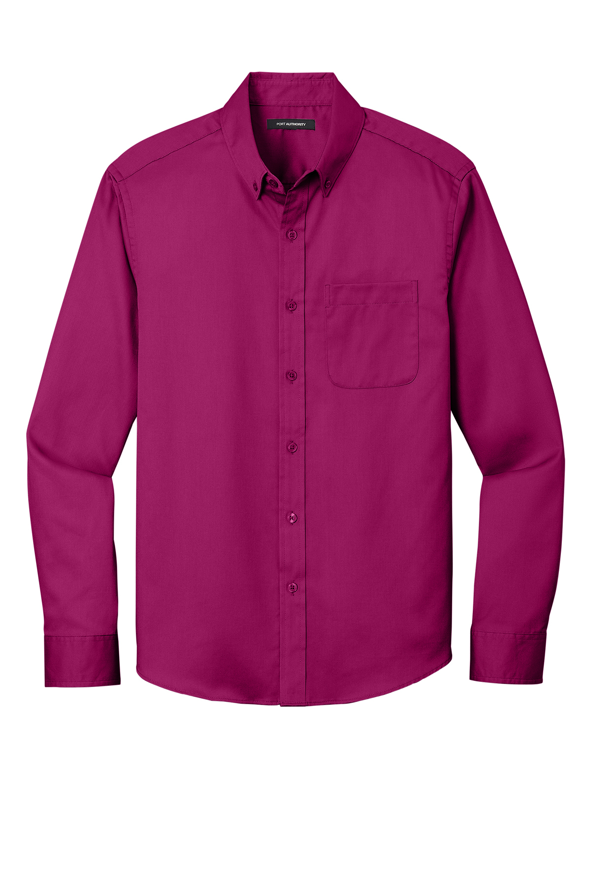 Port Authority Long Sleeve SuperPro React Twill Shirt | Product | SanMar