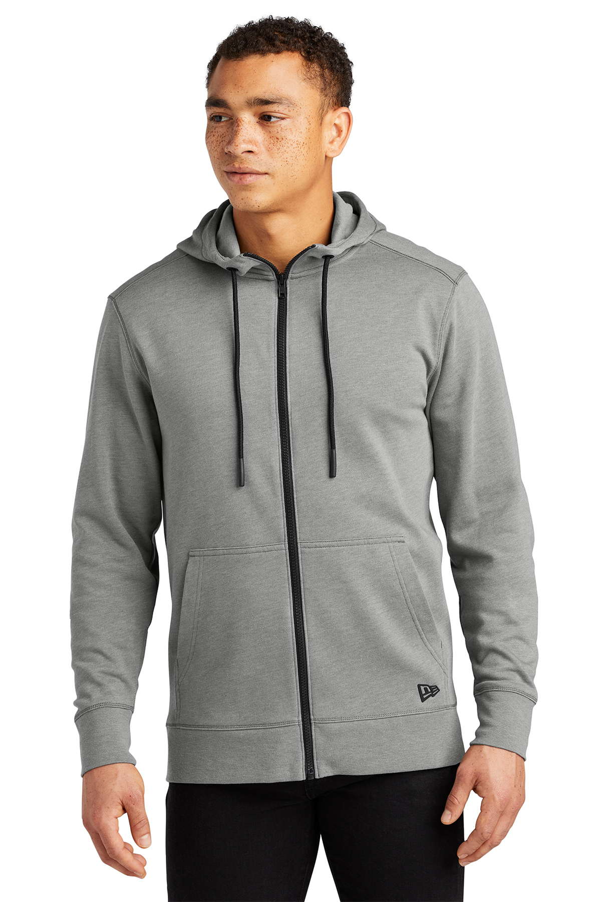 New Era Tri-Blend Fleece Full-Zip Hoodie | Product | SanMar