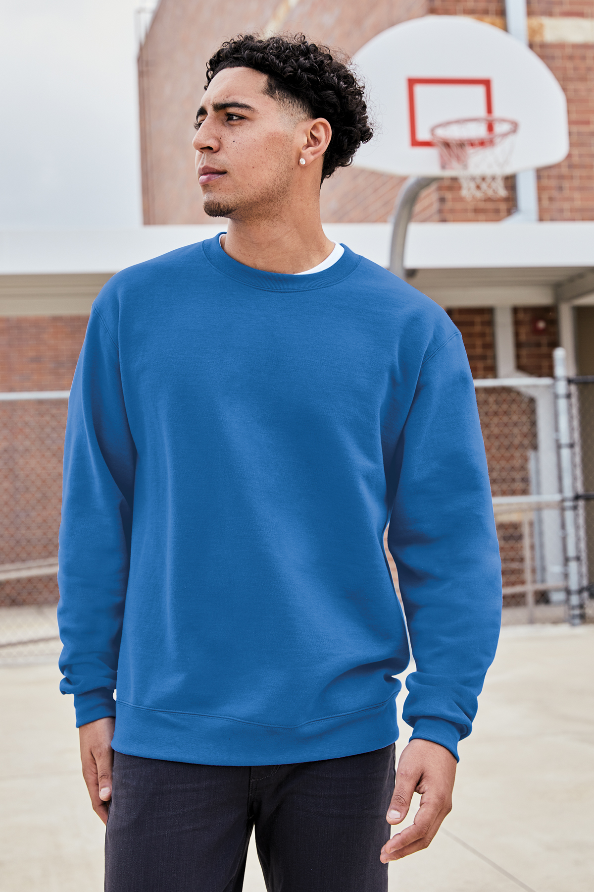 Champion Powerblend Crewneck Sweatshirt Product Company Casuals