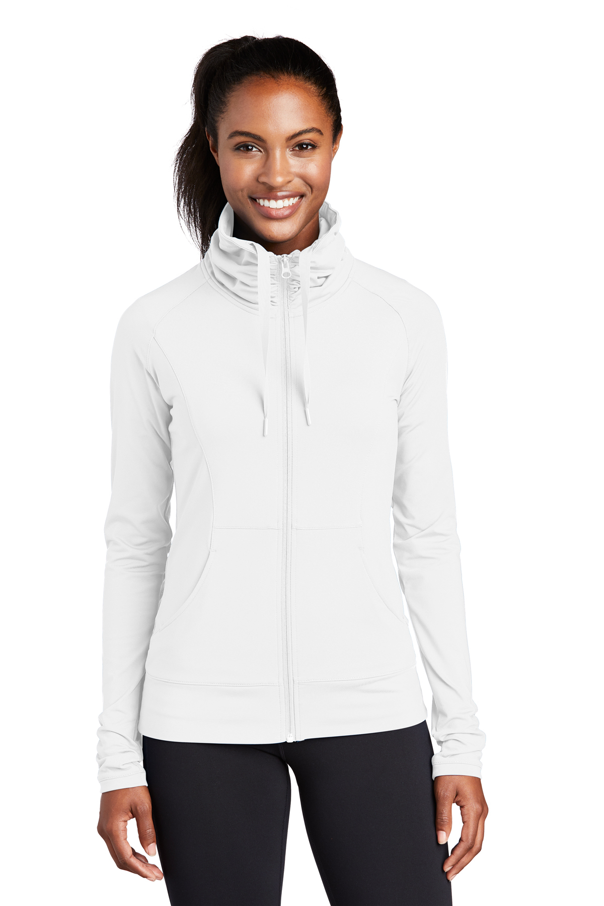 Sport-Tek Ladies Sport-Wick Stretch Full-Zip Jacket | Product | Company ...